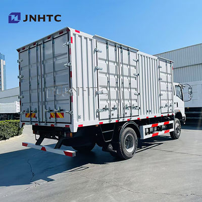 नया HOMAN 6 व्हील 5-8 टन वैन बॉक्स टाइप कार्गो ट्रक डीजल, यूचई इंजन साइड डोर ओपनिंग के साथ