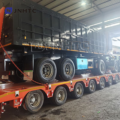 3 Axles Transporting Van Semi Trailer Aluminum Steel 30 Ton Van Box Trailer Van Cargo Truck Box Semi Trailer with Side Open Door