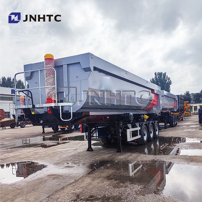 Hot Sale 3 Axles U-shaped Bucket Dump Semi -Trailer with air Suspension 30 Tons Tipper Semi Trailer for Africa