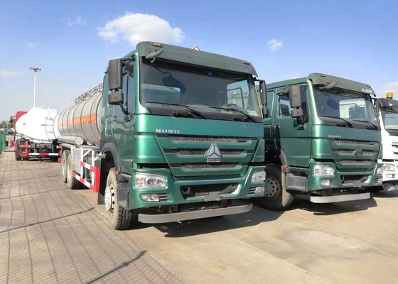 खतरनाक रसायनों के परिवहन के लिए 6 * 4 371hp ईंधन टैंक ट्रक 21cbm