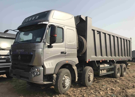 12 टायर, 1 वर्ष की वारंटी के साथ 8X4 371HP 60 टन हैवी स्पेक डंप ट्रक