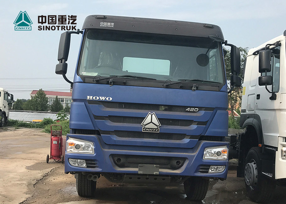SINOTRUK HOWO 6X4 10 व्हील्स Euro2 420hp हैवी ड्यूटी ट्रैक्टर हेड ट्रक