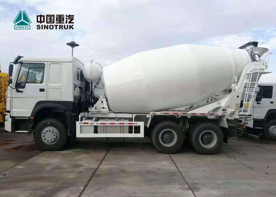 SINOTRUK HOWO 371hp स्टॉक कंक्रीट मिक्सर ट्रक 10 पहियों ZZ1257N3847A