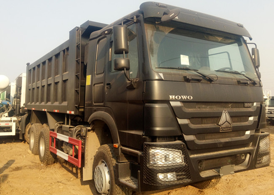 40 टन 6x4 336hp SInotruk Howo7 हैवी ड्यूटी डंप ट्रक 20M3 काला रंग