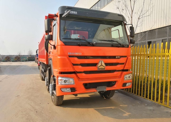 HOWO7 सिनोट्रुक के 8x4 हेवी ड्यूटी डंप ट्रक, 12 पहियों 25M3 50 टन डंप ट्रक