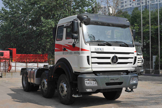 यूरो 3 ईजीआर 340 एचपी बीबेन 6x4 प्राइम मूवर और ट्रेलर लंबी सेवा जीवन के साथ