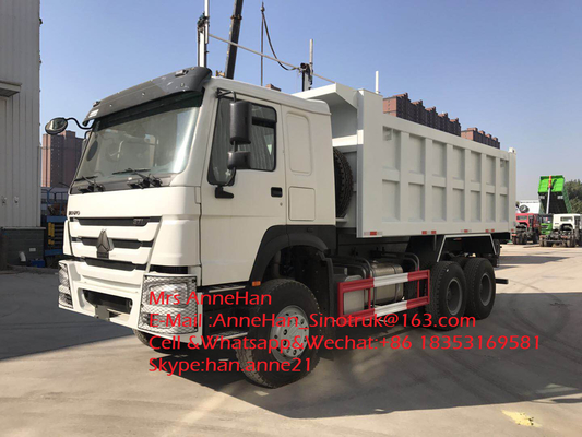 फ्रंट लिफ्ट डंप ट्रक हैवी ड्यूटी सिनोट्रुक होवो 7 40T 18M3 6x4 10 व्हील्स