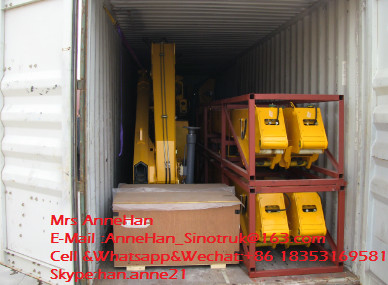 8T - 10T SQ8SK3Q Xcmg स्ट्रेट आर्म क्रेन ट्रक माउंटेड टेलिस्कोपिंग बूम क्रेन