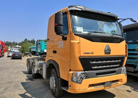 HOWO A7 420 HP 6X4 प्राइम मूवर ट्रक / डीजल ट्रैक्टर ट्रक HF7 फ्रंट एक्सल