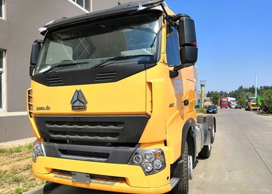 HOWO A7 420 HP 6X4 प्राइम मूवर ट्रक / डीजल ट्रैक्टर ट्रक HF7 फ्रंट एक्सल