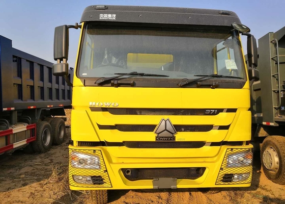 मध्य भारोत्तोलन Sinotruk Howo 6x4 डंप ट्रक हैवी ड्यूटी 10 पहियों 3 एक्सल
