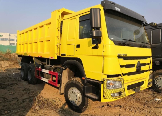 मध्य भारोत्तोलन Sinotruk Howo 6x4 डंप ट्रक हैवी ड्यूटी 10 पहियों 3 एक्सल