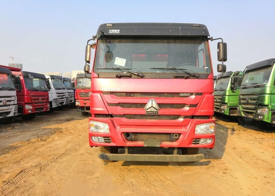 371hp रेड कलर इंटरनेशनल डंप ट्रक के साथ HOWO हैवी ड्यूटी 6x4 डंप ट्रक उपकरण