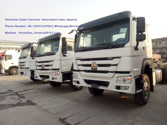 10 टायर SINOTRUK HOWO कार्गो ट्रक चेसिस यूरो 2 LHD 6X4 336HP HW76 केबिन