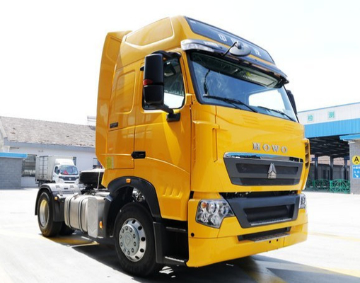 पीला रंग सिनोट्रुक 4x2 हॉव ट्रैक्टर ट्रक 290hp यूरो II उत्सर्जन मानक