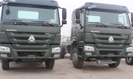 सिनोट्रुक 371hp 420hp ट्रैक्टर प्राइम मूवर ट्रक 6x4 10 व्हील्स 50 # 90 # किंगपिन के साथ