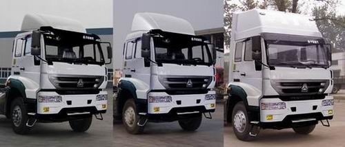 4X2 हैवी ड्यूटी डंप ट्रक 336hp ट्रैक्टर ट्रेलर ट्रक आईएसओ / सीसीसी उत्तीर्ण