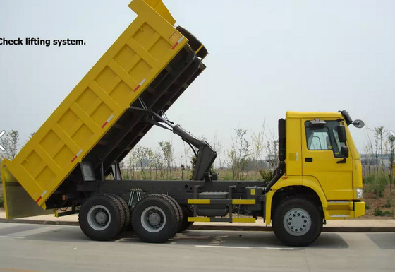 290/336 एचपी यूरो II सिनोट्रुक होवो 6x4 डंप ट्रक 8-20 टी हर्ष पर्यावरण में