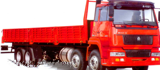 ZZ1316M4669V SINOTRUK STEYR हैवी ड्यूटी कार्गो ट्रक 8X4 ग्रीन रेड और ब्लू कलर