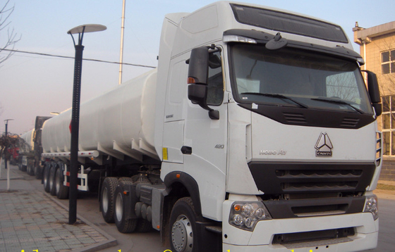 ZF8098 जर्मनी स्टीयरिंग ईंधन टैंक ट्रक 6x4 25000L HC16 रियर एक्सल