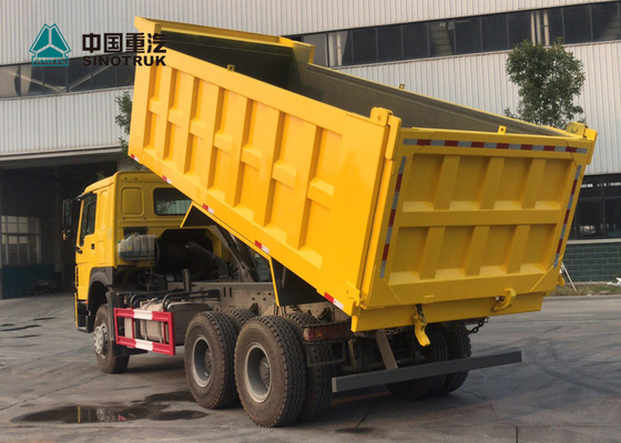 SINOTRUK HOWO 371 20CBM हैवी ड्यूटी डंप ट्रक उच्च शक्ति शीट 6 एक्स 4