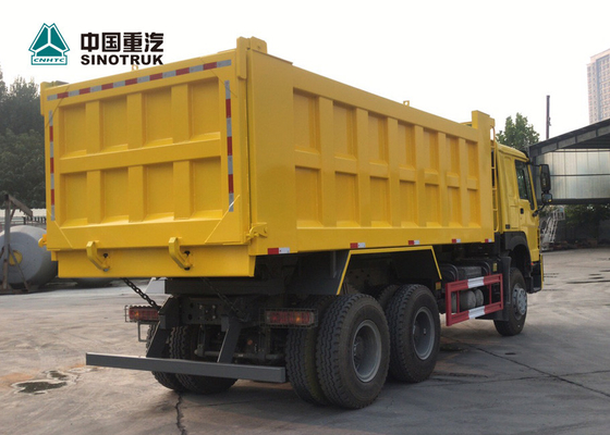SINOTRUK HOWO 371 20CBM हैवी ड्यूटी डंप ट्रक उच्च शक्ति शीट 6 एक्स 4