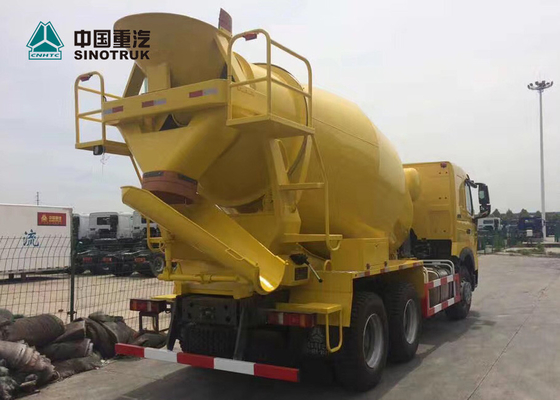 हैवी ड्यूटी यूरो 2 371HP मिनी कंक्रीट ट्रक 6x4 10 पहियों 8CBM HOWO A7