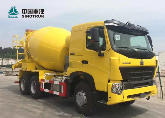 हैवी ड्यूटी यूरो 2 371HP मिनी कंक्रीट ट्रक 6x4 10 पहियों 8CBM HOWO A7