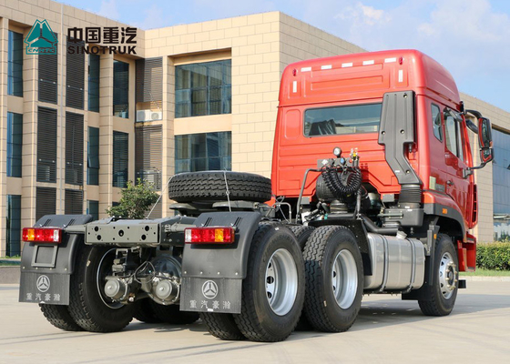 डबल स्लीपर्स के साथ 6X4 10 व्हील्स प्राइम मूवर ट्रक SINOTRUK HOHAN 371HP