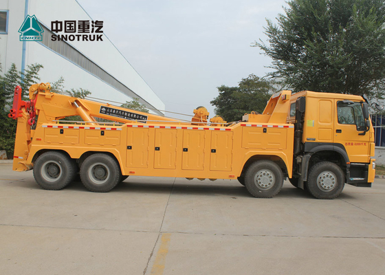 8X4 SINOTRUK HOWO 30T 40T हैवी ड्यूटी रोटरी Wrecker टो ट्रक 12 व्हील्स