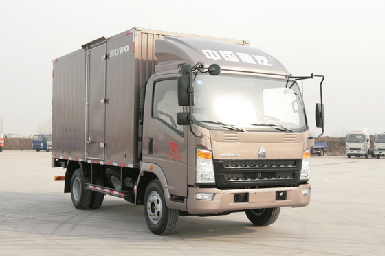 Sinotruk 4x2 HOWO लाइट ड्यूटी वाणिज्यिक ट्रक 3-4 टन क्षमता उच्च दक्षता
