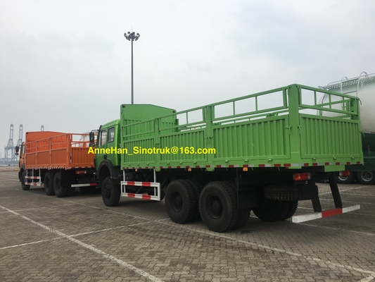2638 380hp पावर बीबेन कार्गो ट्रांसपोर्ट ट्रक 6x4 टेन व्हीलर हैवी ड्यूटी