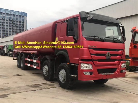 Sinotruk पानी ट्रक 25-35CBM 8X4 पानी की ढुलाई के लिए Sinotruk Howo के भूनिर्माण