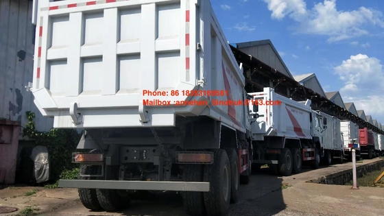 Howo7 Sinotruk घाना 10 पहियों 6x4 डंप ट्रक 40T लोड क्षमता 371hp के लिए