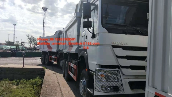 Howo7 Sinotruk घाना 10 पहियों 6x4 डंप ट्रक 40T लोड क्षमता 371hp के लिए