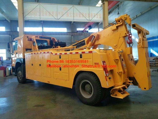 Sinotruk Howo7 Euro2 10-15T Wrecker ट्रक 4x2 6 व्हील्स 336hp पावर के साथ