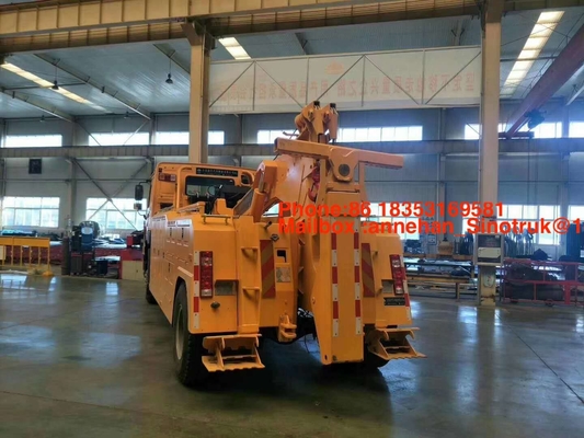 Sinotruk Howo7 Euro2 10-15T Wrecker ट्रक 4x2 6 व्हील्स 336hp पावर के साथ