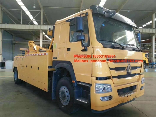 Sinotruk Howo7 Euro2 10-15T Wrecker ट्रक 4x2 6 व्हील्स 336hp पावर के साथ