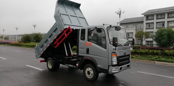 5T नया डंप ट्रक Sinotruk Homan 4x2 6tires Euro3 उत्सर्जन स्टैंडर लाइट ट्रक