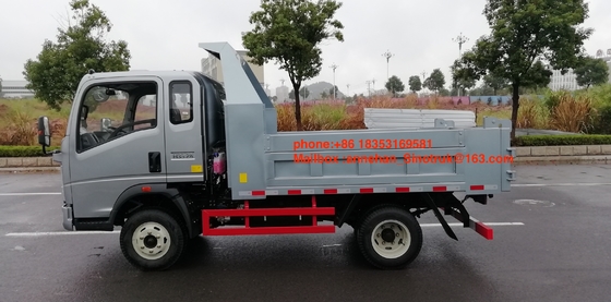 5T नया डंप ट्रक Sinotruk Homan 4x2 6tires Euro3 उत्सर्जन स्टैंडर लाइट ट्रक