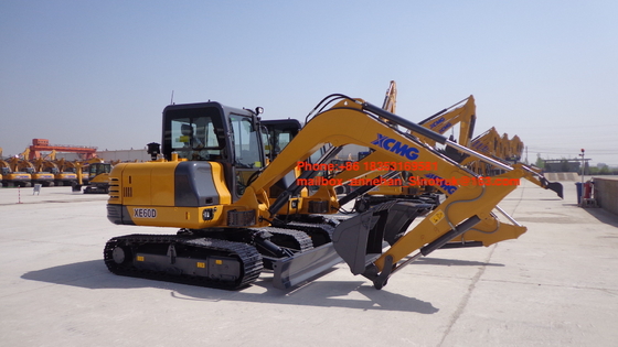 XE60D लाइट ड्यूटी खुदाई, 6T संचालित वजन के साथ हाइड्रोलिक क्रॉलर खुदाई