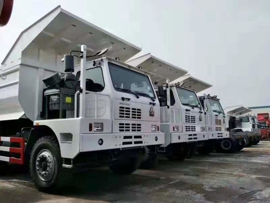 6x4 70 कोयला खनन डंप ट्रक Sinotruck Howo हैवी ड्यूटी टिपर ट्रक