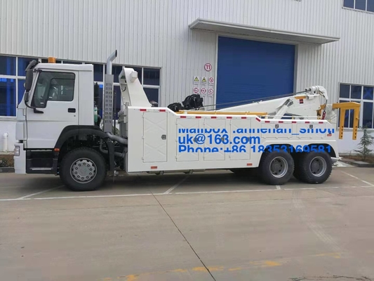 LHD 10 व्हील्स हैवी कार्गो ट्रक 6 * 4 20t-30t रोड व्रेकर टो ट्रक यूरो 2