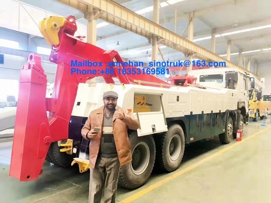 LHD 10 व्हील्स हैवी कार्गो ट्रक 6 * 4 20t-30t रोड व्रेकर टो ट्रक यूरो 2