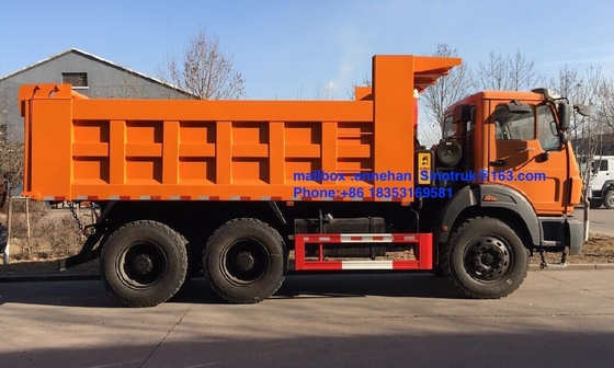 Beiben कांगो सुपर ड्यूटी डंप ट्रक 6x4 20M3 40T लोड क्षमता 380hp यूरो 2