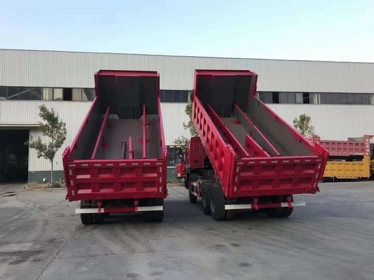 40MT के लिए 20M3 10 व्हीलर डंप ट्रक 6x4 Sinotruk Howo7 टिपर मॉडल