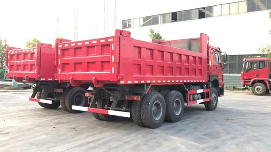 40MT के लिए 20M3 10 व्हीलर डंप ट्रक 6x4 Sinotruk Howo7 टिपर मॉडल