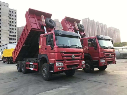 40MT के लिए 20M3 10 व्हीलर डंप ट्रक 6x4 Sinotruk Howo7 टिपर मॉडल