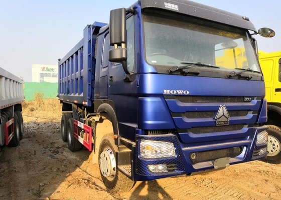 13R22.5 20CBM ट्यूबलेस टायर हैवी ड्यूटी डंप ट्रक Sinotruk Howo 6x4