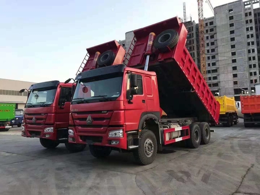 इंजीनियरिंग निर्माण मॉडल ZZ3255N3846 के लिए Sinotruk HOHAN उच्च कठोरता भारी शुल्क डंप ट्रक